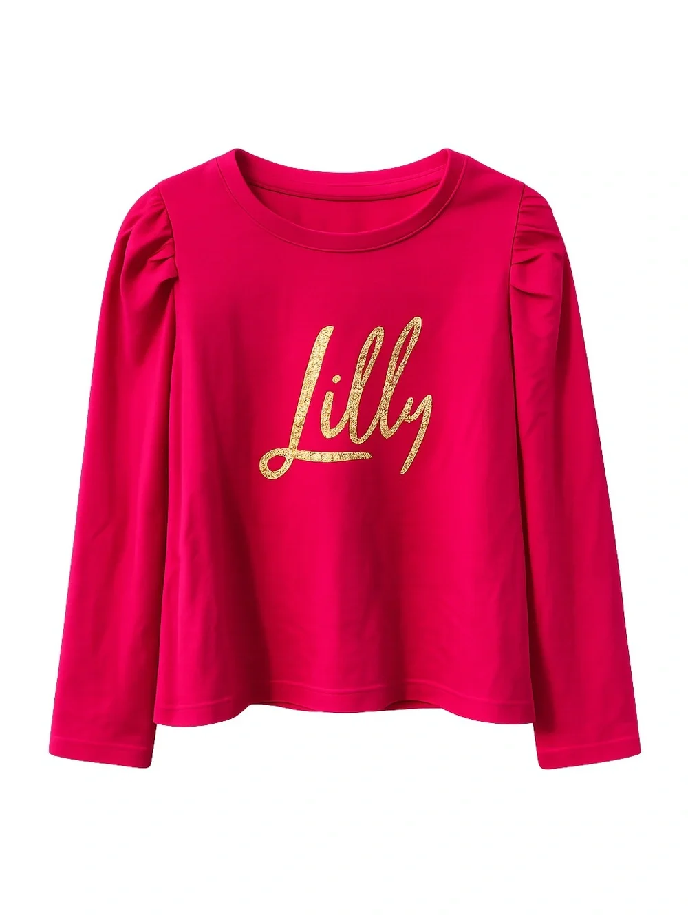 NWT Lilly Pulitzer Girls Long Sleeve Logo Tee